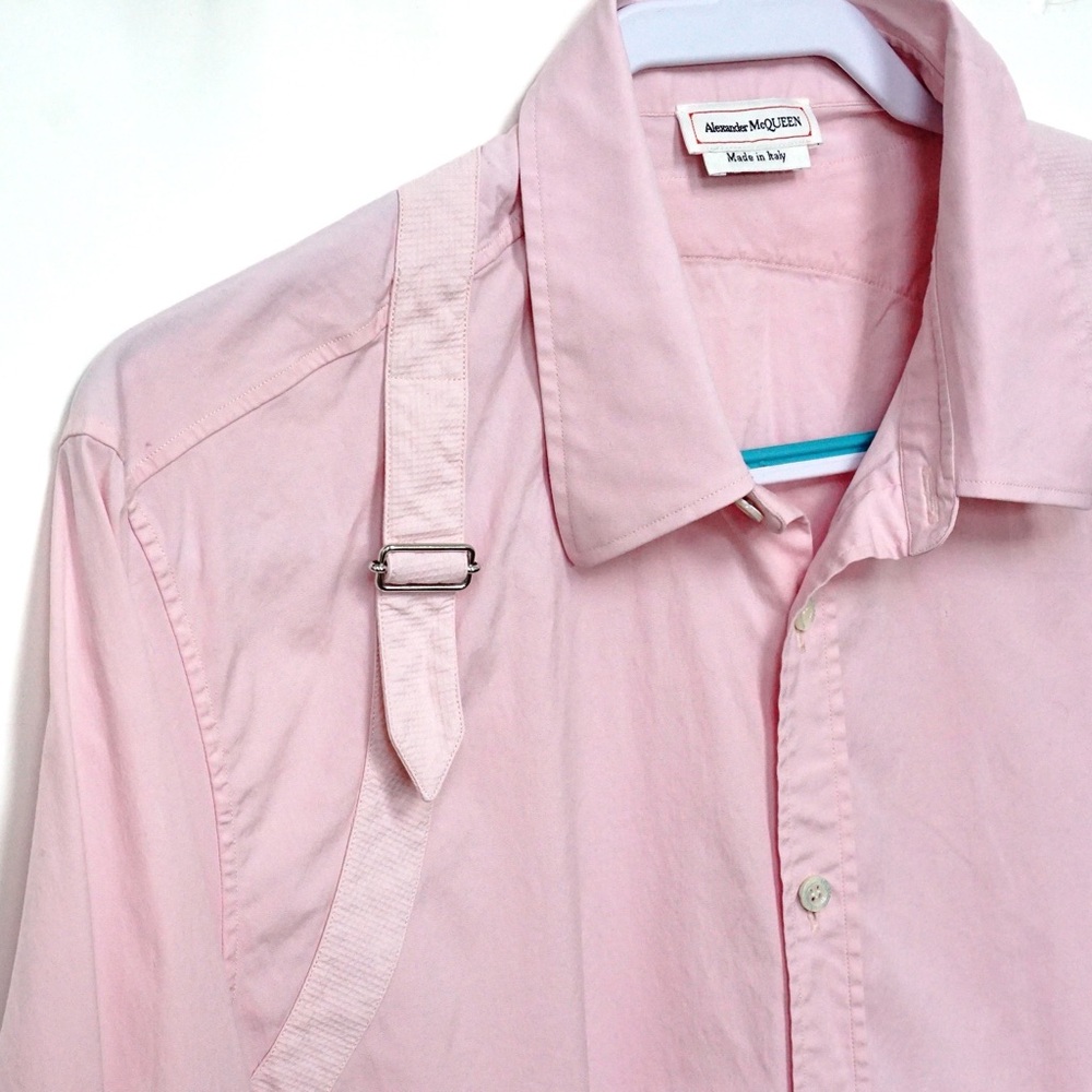 Alexander McQueen Harness Mens Shirt - Picture 2 of 4